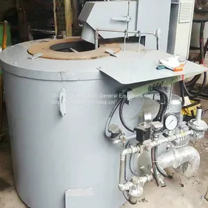 Small Electric Crucible Aluminum Copper Melting Furnace thumbnail-2