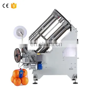 Factory Automatic Nylon Mesh Net Bag Netting Knitting Packing Packaging Machine for Orange, Lemon, Citrus, Apple, Garlic, Onion thumbnail-3