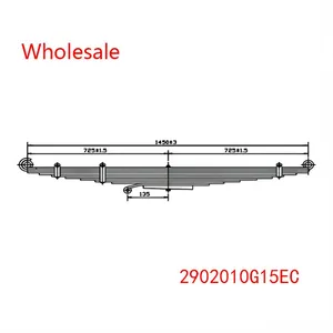 2902010G15EC Front Axle Spring Set of Heavy Duty Vehicle Wholesale For JAC thumbnail-1
