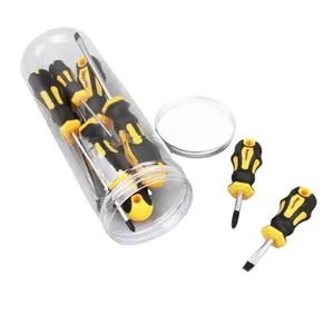10PCS Repair Tool Set-Magnetic Screwdriver Kit With Phillips and Flat Head, Non-Slip Handle, Screwdriver Tool Set @ Workiotools thumbnail-1