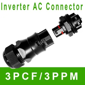 Fire Resistant Good Quality 3PCF 3PCM 3PPM NSPV Solar PV Hybrid Inverter Battery 3P AC Connector thumbnail-1