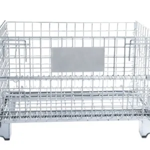 4 Sides Roll Container Roll Cage Warehouse Stillage Trolley thumbnail-3