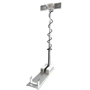 Portable Solar Light Tower With CCTV Camera and Backup Generator thumbnail-2