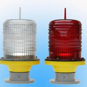 Kaifeng Solar Medium-intensity Type b Aviation Obstruction Lights With Synchronous and Same Frequency for Building Signal Lights on Community Rooftops thumbnail-2