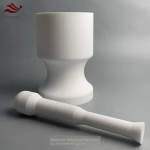 Polytetrafluoroethylene Mortar for Sample Pretreatment, Teflon Grinder, Corrosion-resistant Plastic Mashing Jar thumbnail-1