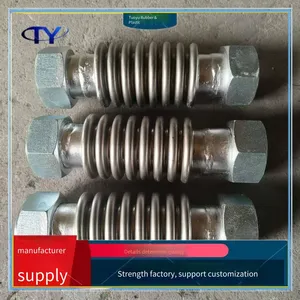Pipe Connectors, Metal Expansion Joints, Metal Bellows Compensators, Flexible, for Petroleum Use thumbnail-1