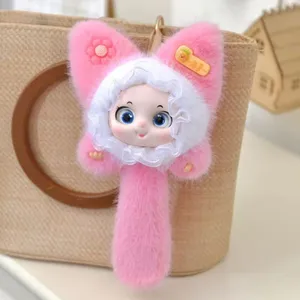 Floral Lace Kitten Bag Charm thumbnail-4