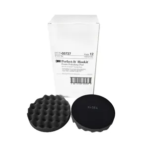 3M 05727 Perfect Hookit Foam Polishing Pad 5 1/4 Inch 133MM Polished Sponge Disc Round Buffing Pad for Use on Hookit Backup Pads thumbnail-4