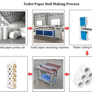 Industrial Toilet Paper Making Machine Tissue Production Line Equipment thumbnail-2