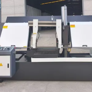 Semi-Auto Horizontal Band Saw Machine 220V, 0.8kW Motor, 100mm Round Bar Capacity thumbnail-1