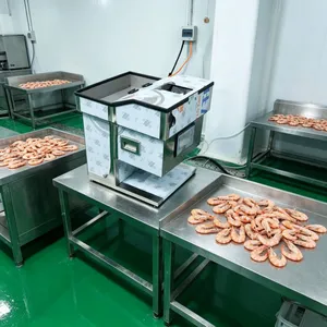 Intelligent Recognition Shrimp Back Opening Machine QD-100 Desktop Automatic Shrimp Cutter and Deveiner thumbnail-5
