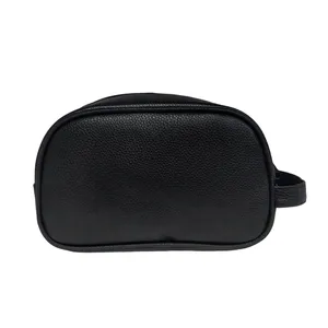 Multi‑Pocket Makeup Shaving Dopp Kit With Carry Handle thumbnail-3