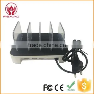 Patent Product 4 Ports USB Charging Dock for Smart Phone thumbnail-3