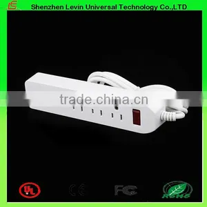 CE Cheap Extension Power Plug 6 Gang Multi USA Extension Socket USB thumbnail-2