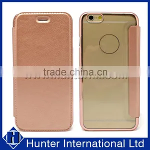 Electroplate Rose Gold Wallet Case For Iphone6S thumbnail-1