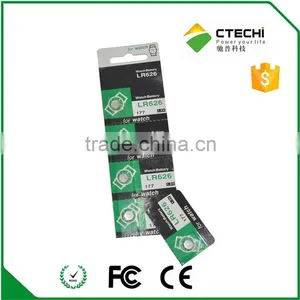 Mercury Free LR626/177/AG4 Alkaline Battery, 1.5V Non Rechargeable Button Cell thumbnail-1