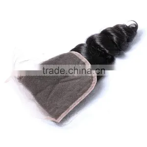 Mongolian Deep Loose Rose Wave Curly Virgin Remy Hair Extensions With Back Closure Silk Lace Closure Hair Supplier's Choice thumbnail-6