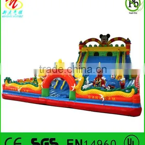 Cartoons Theme Inflatable Fun City Giant Inflatable Amusement Park thumbnail-1