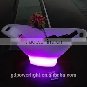 PE Plastic Fruit Tray With LED Light and Remote Control 6530E thumbnail-1