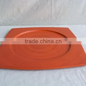 Laminated Bamboo Charger Plate thumbnail-1