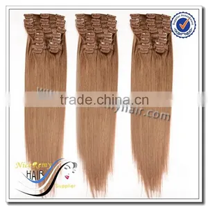 New Selling Factory Price High Quality 30 Inch Human Hair Extensions Clip in 100% Human Hair Best Selling thumbnail-6