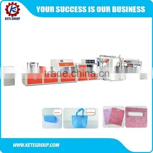 High Quality Carry Shopping Non Woven Bag Making Machine Price thumbnail-1