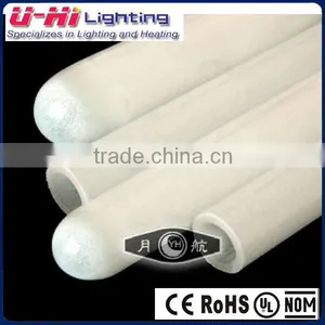 Domed / Flamed Opaque /Milky Quartz Glass Tube thumbnail-1