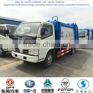 Famous Dongfeng Garbage Compactor Truck, Rear Loader Garbage Truck thumbnail-1
