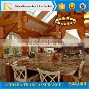 Yellow Granite Kitchen Countertop Kashmir Gold Granite for Project thumbnail-5