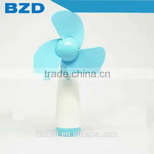 Wholesale/OEM LOGO Customized Universal Battery Power Operated Mini Hand Fan thumbnail-1