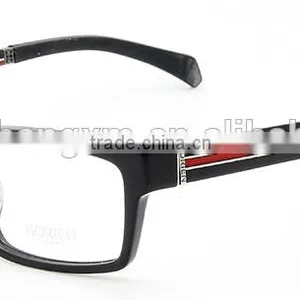 Classical Acetate Optical Frame Eyeglass With Wood Temples thumbnail-2