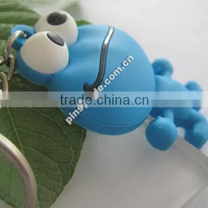 High Quality Cartoon 3d Soft Rubber Pvc Keychain thumbnail-1