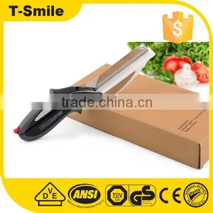 High Qualtiy Clever Cutter 2-in-1 Knife Cutting Board Scissors thumbnail-1