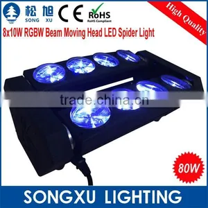 Wholesale 8x10w Rgbw Beam Led Spider Light Moving Head Light thumbnail-5
