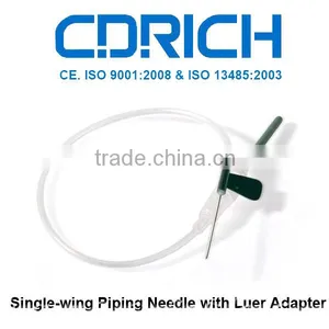 CDRICH Single Wing Piping Needle With Luer Adapter thumbnail-1