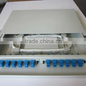 24 SC Cores Slidable Rack-mount Fiber Optic Distribution Frame(ODF) thumbnail-1