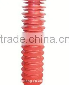 Gapless Polymer Metal Zinc Oxide Substation Surge Arrester 110KV With Round Base thumbnail-1
