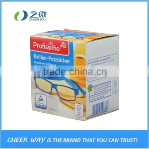 Individual Glasses Lens Screen Cleaning Wet Wipes thumbnail-2