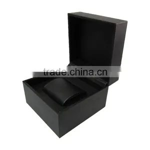 Luxury Black Wooden Watch Box & Watch Case For Men. thumbnail-4