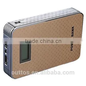 Portable Dual Usb Ports Power Banks Manufacturer 8000mAh Quick Charge Metal Power Banks With Lcd Screen thumbnail-1
