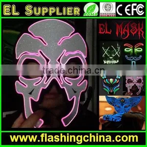 Hot Sell Led Flashing Mask el Party Face Mask for All thumbnail-2