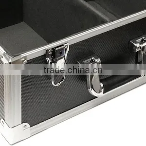 Professional DJ Black Flight Case Record Box for 7inch Singles thumbnail-3