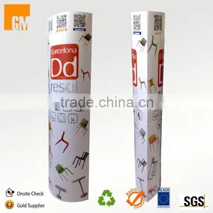Flooring Advertising Cardboard Totem Display Stand thumbnail-4