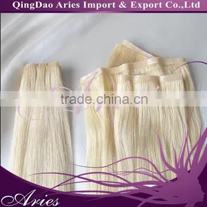 Indian Hair PU Skin Weft Adhesive Hair thumbnail-2