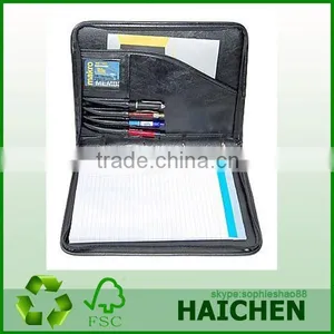 A4 EXECUTIVE CONFERENCE FOLDER ZIPPED CALCULATOR WITH NOTEPAD 4D RING BINDER [ thumbnail-3