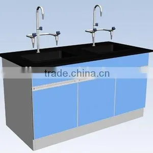 Lab Steel Lab Bench Steel Sink Table Lab Furniture More Than 15 Years thumbnail-1