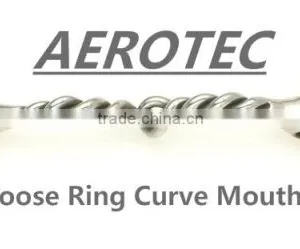 Horse Equipment Loose Ring Curve Mouth Horse Bits thumbnail-1