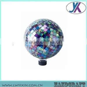 2016 Newest 10 Inches Mosaic Murano Glass Gazing Solar Garden Ball thumbnail-3