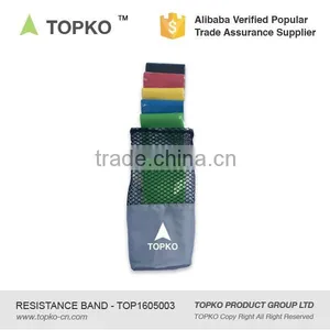 Wholesale Custom Logo Printed Stretch Elastic Loop Fitness Natural Latex Resistance Band thumbnail-5