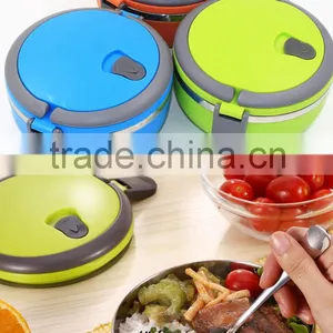 Supermarket Hot Selling Stianless Steel With Plastic Food Container thumbnail-3